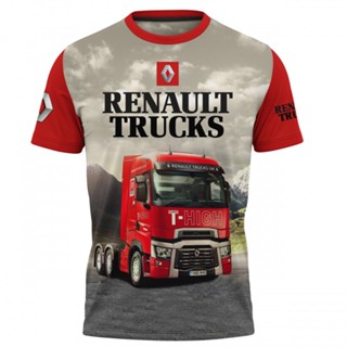 เสื้อกีฬาแขนสั้น ลายทีม Renault T023 3D