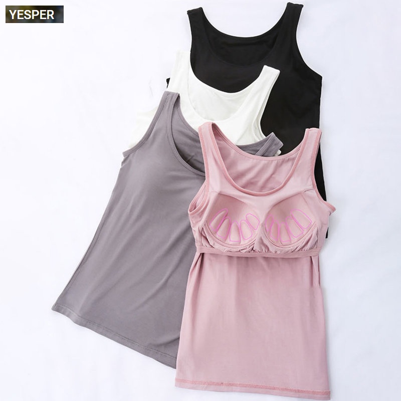 เสื้อกั๊ก พร้อมแผ่นรอง แบบบาง ไม่มีโครงเหล็ก สีพื้น สําหรับผู้หญิง