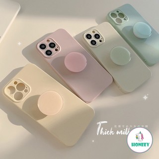 เคสโทรศัพท์มือถือ ลายศิลปะ พร้อมขาตั้ง สไตล์เกาหลี เรโทร สําหรับ iPhone 14 13 11 12 Pro Max 11