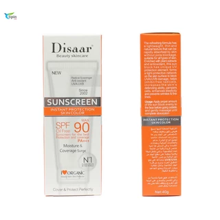 Disaar ครีมกันแดดบํารุงผิวหน้า SPF 90 PA+++ ครีมกันแดดปกป้องผิวให้ความชุ่มชื้น