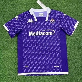 เสื้อกีฬาแขนสั้น ลายทีมชาติฟุตบอล Fiorentina 23-24 Fiorentina แห้งเร็ว ไซซ์ S-XXXXL AAA