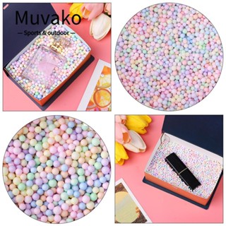 Muvako  ลูกบอลโฟมโพลีสไตรีน ขนาดเล็ก คละสี สําหรับตกแต่งงานแต่งงาน คริสต์มาส DIY