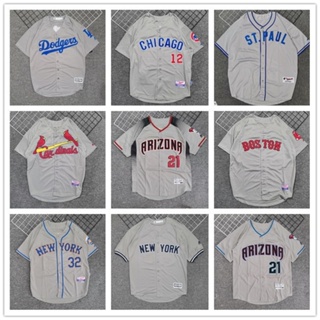 เสื้อกีฬาเบสบอล ปักลาย Mlb Jersey Jersey สไตล์ฮิปฮอป สําหรับผู้ชาย และผู้หญิง