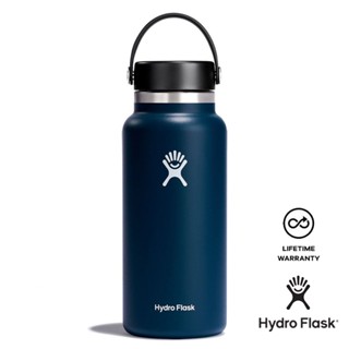 Hydro Flask กระติกน้ําร้อน สเตนเลส สีฟ้าคราม ขนาด 32 ออนซ์ 40 ออนซ์ สําหรับเล่นกีฬากลางแจ้ง