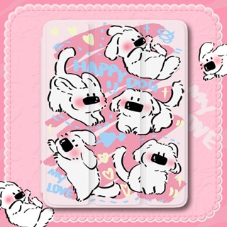 สัตว์น่ารัก ลายการ์ตูน กันกระแทก สร้างสรรค์ เคสiPad เคสไอเเพด พร้อมถาดใส่ปากกา ฝาหลังใส Compatible For เคสไอเเพด Gen9 เคสไอเเพด Gen10 เคสไอเเพด Air5 เคสไอเเพด Air4 เคสไอเเพด Mini 6 iPad 2022 iPad Air5 iPad 2021 Gen9 iPad 2020 Gen8 iPadPro