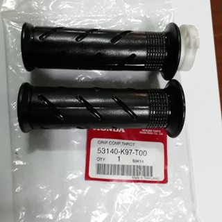 ปลอกแฮนด์+ปลอกคันเร่งแท้ศูนย์(53140-K97-T00/53166-KWN-900) HONDA PCX150รุ่นปี2015-2020 /1คู่