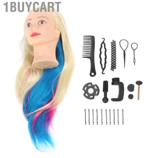 1buycart Training Mannequin  Comfortable Touch Unique Layers Delicate Gloss Hair Styling for Braiding