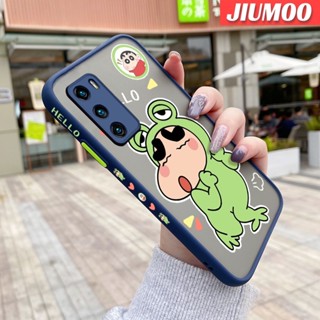 เคสมือถือ แบบใส ขอบสี่เหลี่ยม ลายการ์ตูนชินจัง กันกระแทก สําหรับ Huawei P40 P40 Pro P40 Lite P40 Pro Plus