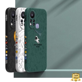 เคส infinix Hot 11s โทรศัพท์มือถือ กันกระแทก ลายดวงจันทร์ อวกาศ สไตล์คลาสสิก สําหรับ3bTKR