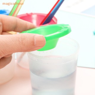 Magicalhour^^ แก้วพลาสติกใส สําหรับใส่สีน้ํา ล้างศิลปะ