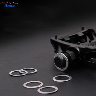 【Anna】10Pcs Bicycle Pedal Spacer Crank Cycling Bike Aluminum Ring Washers Parts New ✅