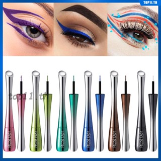 Yabaolian Color Liquid Eyeliner Set Waterproof Quick-drying Long-lasting Not Easy Smudge 6-color Eyeliner Pencil Eyeshadow Liquid Pen Face Makeup Femele (top11.th.)