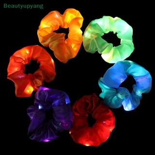 [Beautyupyang] ที่คาดผมหางม้า มีไฟ Led แต่งกลิตเตอร์