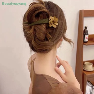 [Beautyupyang] กิ๊บติดผมหางม้า รูปกล้วย ดอกไม้ สไตล์เรโทร แฟชั่นสําหรับผู้หญิง