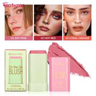 Ibccndc Long Lasting Nourishing Blush Gel Cream/ Waterproof Natural Silky Cheek/ Multi-use Eye Shadow Contouring Makeup Cosmetics [TOP]