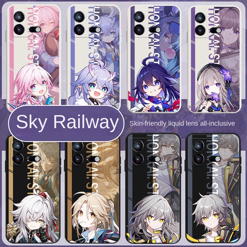 เคสโทรศัพท์มือถือ ซิลิโคน TPU เคลือบเงา ลายการ์ตูนอนิเมะ Game Honkai Star Rail หรูหรา สําหรับ Huawei