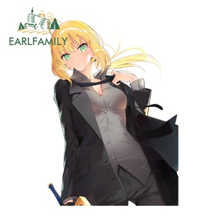 Earlfamily สติกเกอร์ไวนิล ลายกราฟฟิตี้ FateZero Aquaflask ป้องกันรอยขีดข่วน ขนาด 13 ซม. x 9.2 ซม. สําหรับติดตกแต่งรถยนต์ รถจักรยานยนต์