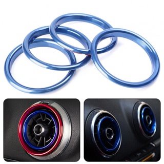 ⚡SUPERSL-TH⚡Ring Cover 4x Accessories Air Conditioner Aluminum Alloy Center Console⚡NEW 7