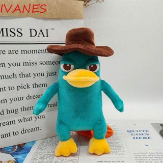 IVANES หมอนตุ๊กตานุ่ม รูปการ์ตูน Perry The Platypus เหมาะกับของขวัญคริสต์มาส ของเล่นสําหรับเด็ก