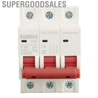 Supergoodsales DC Circuit Breaker 6000A  Short Protection PV 2P 50A 1000V