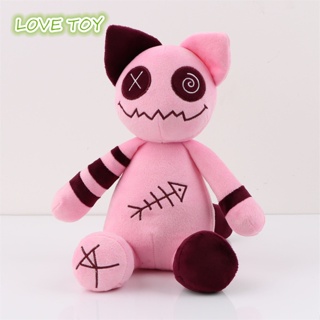 Nkodok 25 ซม. Kawaii Zombie Cat ตุ๊กตาของเล่นยัดไส้ การ์ตูนสัตว์ ตุ๊กตาตุ๊กตา ของขวัญสําหรับเด็ก