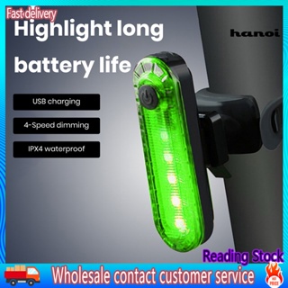 Hi* ไฟท้ายจักรยาน LED ชาร์จ USB กันน้ํา สว่างพิเศษ ปลอดภัย ถอดออกได้ อุปกรณ์เสริม สําหรับจักรยานเสือภูเขา