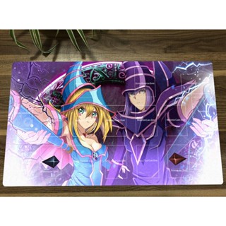 Yugioh Playmat Dark Magician Girl TCG CCG แผ่นรองเมาส์ สําหรับเล่นเกม