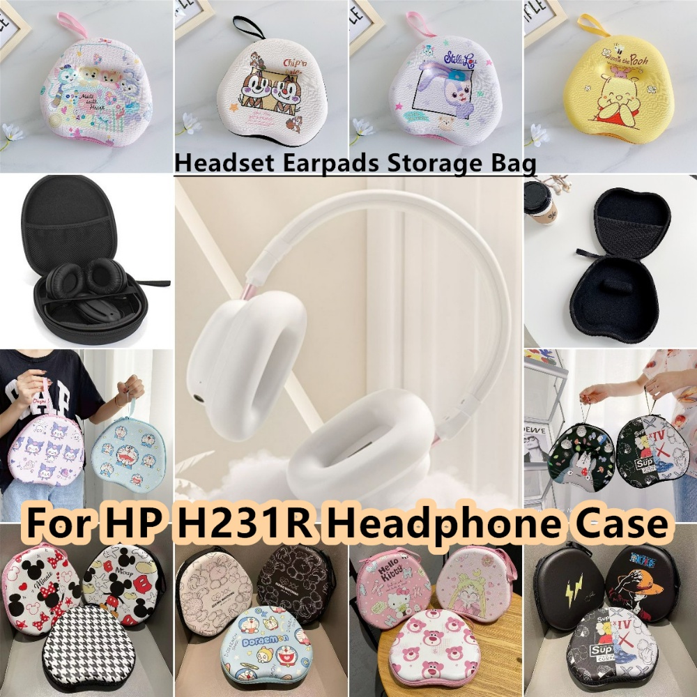 สําหรับ HP H231R เคสหูฟังการ์ตูน Snoopy & Minnie สําหรับ HP H231R ชุดหูฟังแผ่นรองหูฟังกระเป๋าเก็บปลอ