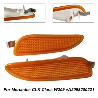 ⚡READYSTOCK⚡Side Marker Lights MB2554106 MB2555106 Mounted PAIR Plastic Replacement