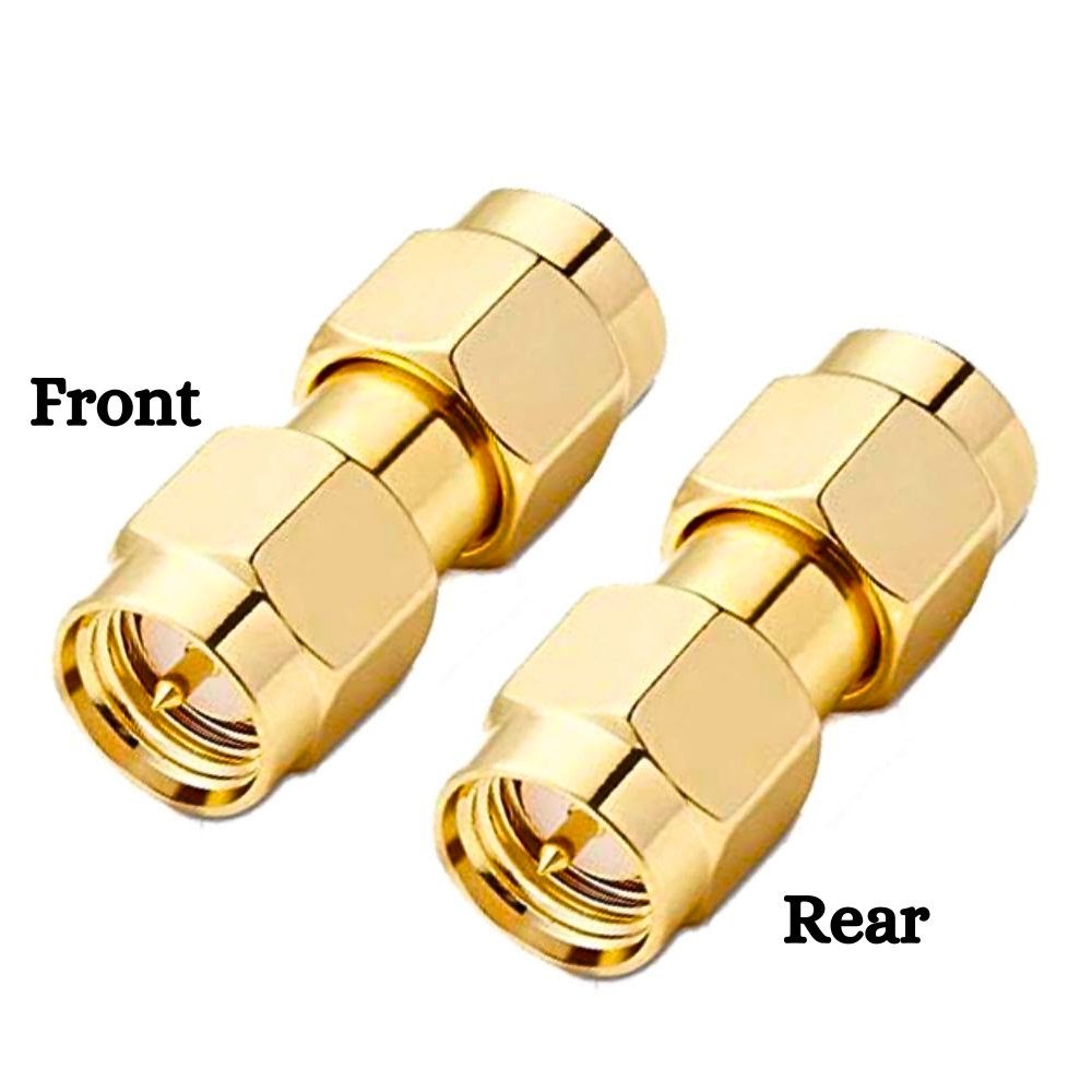 Sma Male To SMA Male Barrel Adapter Connector SMA-JJ (1 ชิ้น) ZX123