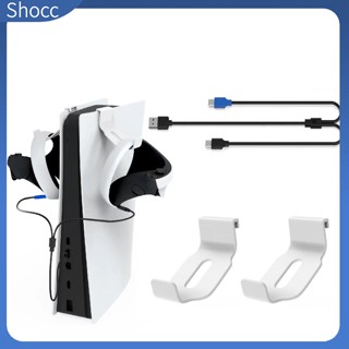 Shocc 2 In 1 สายชาร์จ Type C ทนความร้อน อุปกรณ์เสริม สําหรับคอนโทรลเลอร์ Ps Vr2 Ps5