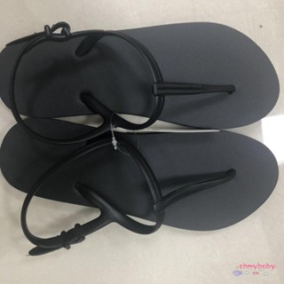 Summer Ladies Simple Slipper Models Herringbone Black Comfort Home Non-Slip Soft Bottom Bathroom Durable. รองเท้าแตะผู้หญิง [N/1]