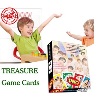 Treasure การ์ดเกม Uno คุณภาพสูง สไตล์เกาหลี สําหรับเกมกระดาน 2-9 E3D8