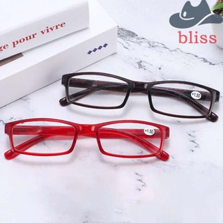 BLISS แว่นตาอ่านหนังสือ กรอบเรซิ่น ออปติคอล สายตายาว สีน้ําตาล ดํา คุณภาพสูง สําหรับผู้ชาย