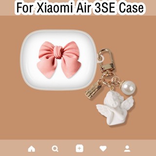 【Yoshida】เคสหูฟัง แบบนิ่ม ประดับโบว์ สามมิติ สําหรับ Xiaomi Air 3SE Air 3SE