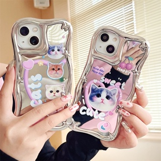 เคสโทรศัพท์มือถือ ซิลิโคนนิ่ม กันกระแทก ลายการ์ตูนแมวน่ารัก สร้างสรรค์ สําหรับ Iphone 14promax 12 11 14pro 13pro