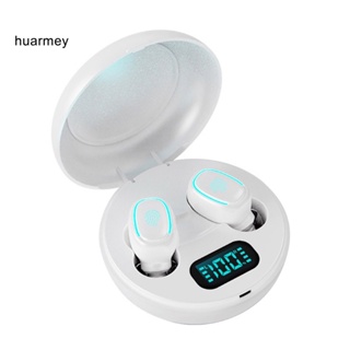 Huarmey A10 ชุดหูฟังสเตอริโอไร้สาย บลูทูธ 5.0 อินเอียร์ ดิจิทัล สําหรับเล่นกีฬา