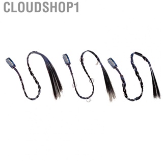 Cloudshop1 Extension  Braided Hair  Wig Ponytail Lightweight Winding High Resilience Practical Temperature Fiber for Party