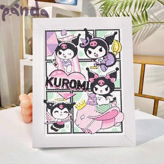 Panda 3D ภาพวาดเพชรทำด้วยมือ DIY สติกเกอร์การ์ตูนของเล่นติดด้วยตนเอง Kulomi เด็กของเล่นเพื่อการศึกษาที่ทำด้วยมือของขวัญวันเกิด 0099