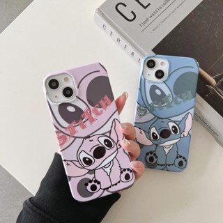 เคสโทรศัพท์มือถือแบบแข็ง ลาย Stitch สําหรับ iPhone 11 11ProMax 12 12Pro 12ProMax 13 13Pro 13ProMax 14 14Pro 14plus 14ProMax