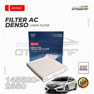 ใหม่ ไส้กรองห้องโดยสาร CIVIC TURBO 2016-2020 DENSO 2550 ของแท้