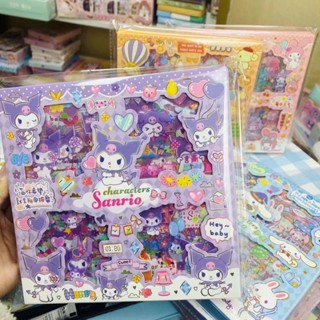 SANRIO ใหม่ สติกเกอร์ใส ลาย Kuromi Jade Mandarin Dog Meredith Hello Kitty 32 Enter สําหรับติดตกแต่งสมุดบัญชี