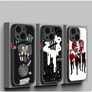 เคสโทรศัพท์มือถือนิ่ม ป้องกันเลนส์ ลาย Y2 5 Seconds of Summer สําหรับ iPhone 12 13 Plus 14 Pro Max