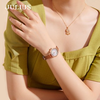 Julius JA-1397 นาฬิกาข้อมือควอทซ์แฟชั่น กันน้ํา สําหรับผู้หญิง 2023