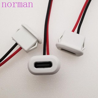 Norman พอร์ตแจ็คชาร์จ USB-C 3A สีดํา สําหรับรถยนต์