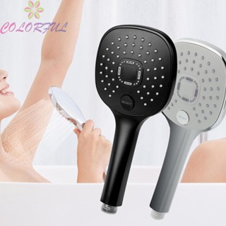 【COLORFUL】Shower Head 11 Cm Accessories Bathroom Rainfall Reliable Three Shower Modes