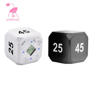 Cube-timer นาฬิกาจับเวลา เซนเซอร์แรงโน้มถ่วง 5-15-25-45 นาที สําหรับจัดการเวลา และนับถอยหลัง