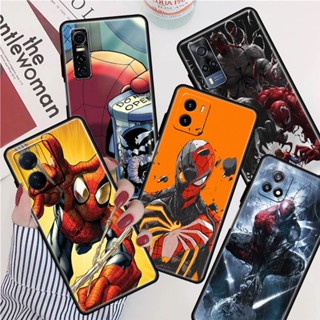 เคสโทรศัพท์มือถือซิลิโคน TPU กันกระแทก ลาย Marvel Spider Man สําหรับ Vivo S9 S12 V23 S12 S15 V20 V21 V23E 4G 5G V23 PRO