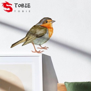 Tobie สติกเกอร์ติดผนัง ลายนก กันน้ํา มีกาวในตัว ลอกออกได้ ทนทาน สไตล์ยุโรป สําหรับตกแต่งบ้าน