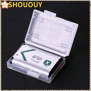 SHOUOUY ใหม่ กล่องป้องกันแบตเตอรี่ แบบใส สําหรับกล้อง Sony NPBX1 NPBY1